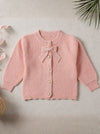 Rosy Bow Knit Sweater