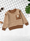 Cocoa Stripe Cozy Sweater