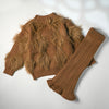 Rust Brown Baby Cord set